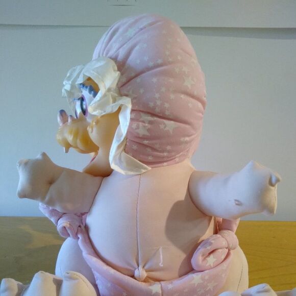 Vintage 90s Dandee Baby Sinclair Plush Doll Vinyl - Picture 3 of 8